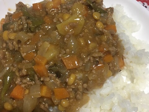 野菜たっぷり！キーマカレー